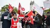 Strikers have shut down a vital Great Lakes shipping artery for days