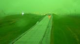 South Dakota Skies Turn Unearthly Shade Of Green Amid Approaching Storm