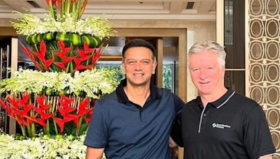 Steve Waugh meets 'fierce opponent yet loyal off-field friend' Rahul Dravid