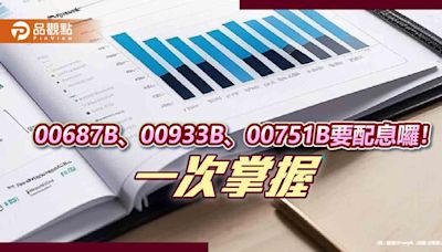 00687B、00933B、00751B同日配息 想領息最晚這天買！ | 蕃新聞