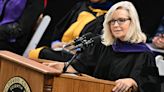 Colorado College alum Liz Cheney delivers commencement speech; graduates turn chairs away from stage in protest