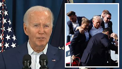 President Biden Says ‘There Is No Place in America For This Kind of Violence’ After Shots Fired at Trump Rally