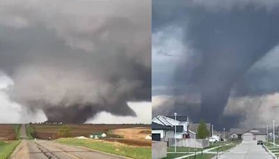 Captan masivo tornado en Nebraska que causa destrucción a su paso