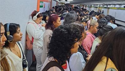 Metro CDMX hoy: Se descomponen trenes en Línea 3 y B '¡Es un caos!'