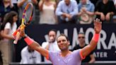 Rafael Nadal shows he's not quite ready for retirement in a comeback win at the Italian Open