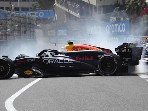 Fórmula 1 - GP de Mónaco | Accidente de Checo Pérez pudo ser una tragedia y en un video queda grabado el terror en segundos