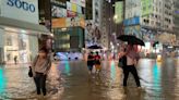 (影) 深圳水庫洩洪害慘香港? 暴雨打破百多年來紀錄 地鐵淹大水