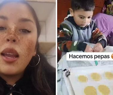 Tenía solo $3.300, le compró un yogur a su hijo, hizo pepas para vender y le sobraron 100