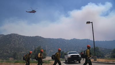 Homes now threatened as LA wildfire grows to 15,000 acres and 1,200 are evacuated