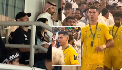 Neymar filmed ‘taunting’ Cristiano Ronaldo with Lionel Messi chant during Al Hilal win vs Al Nassr