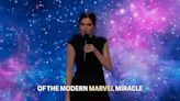 Kathryn Hahn summarized the entirety of the Marvel Universe through song on 'Jimmy Kimmel Live!'