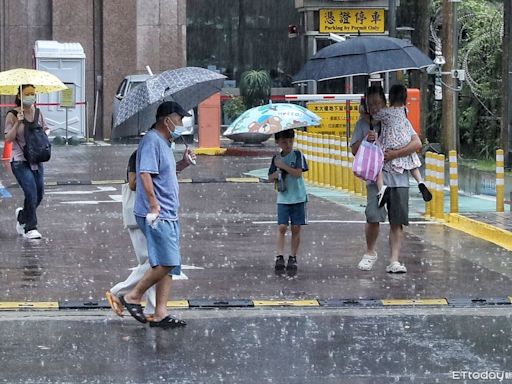 快訊／大雨開轟！新北市中和、土城 雙列一級淹水警戒