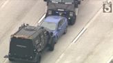 Man dies after nearly 4 hour police standoff on 91 Freeway