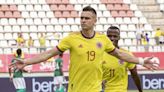 0-1. Un gol de Santos Borré da Colombia la victoria en Murcia