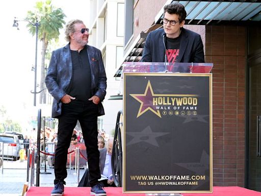 John Mayer Jokes Pal Sammy Hagar 'Is Always Having Way More Fun Than You' as Rocker Receives Walk of Fame Star
