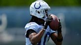 Colts rookie Adonai Mitchell wearing No. 10 to signify number of WRs drafted ahead of him