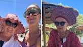 Woman's vacation hat with "its own agenda" has internet in stitches