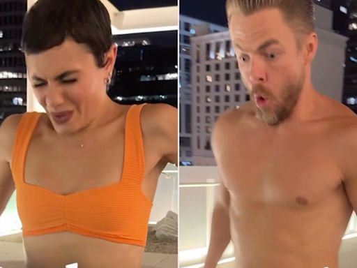 Derek Hough and Wife Hayley Erbert Reveal They Do an Ice Bath After Every Dance Show: ‘A Non-Negotiable for Us’