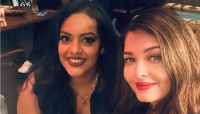 Aishwarya Rai holidays in USA sans Abhishek Bachchan, catches up with a fan. See pics