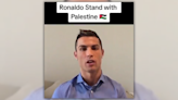 Cristiano Ronaldo Told Gazan Children 'The World is With You'?