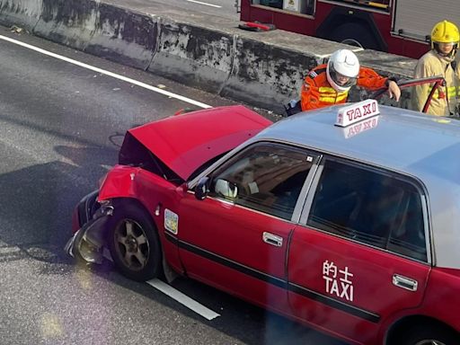 東區走廊3車相撞釀2傷 往中環方向交通受阻