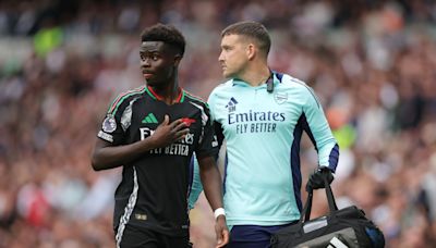 Huge Bukayo Saka concern for Arsenal as Mikel Arteta admits he 'doesn't know' why star winger could not complete north London derby against Tottenham | Goal.com South Africa