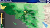 Scattered showers expected in San Diego County this weekend, maybe thunderstorms