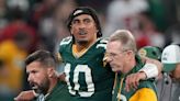 Jordan Love goes down with leg injury in final seconds of Packers loss