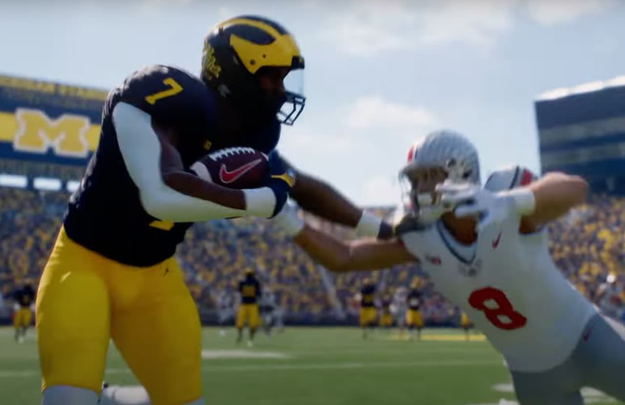 Did EA Sports College Football 25′s teaser trailer troll Ohio State football?