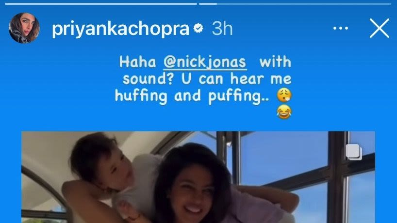 Piryanka Chopra Jokingly Calls Out Nick Jonas' for His Mother's Day Post of Her and Malti Marie
