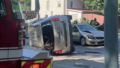 Champaign Police, Fire respond to rollover crash