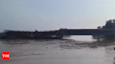 Video: Portion of another Bihar bridge collapses, fifth in 11 days | India News - Times of India