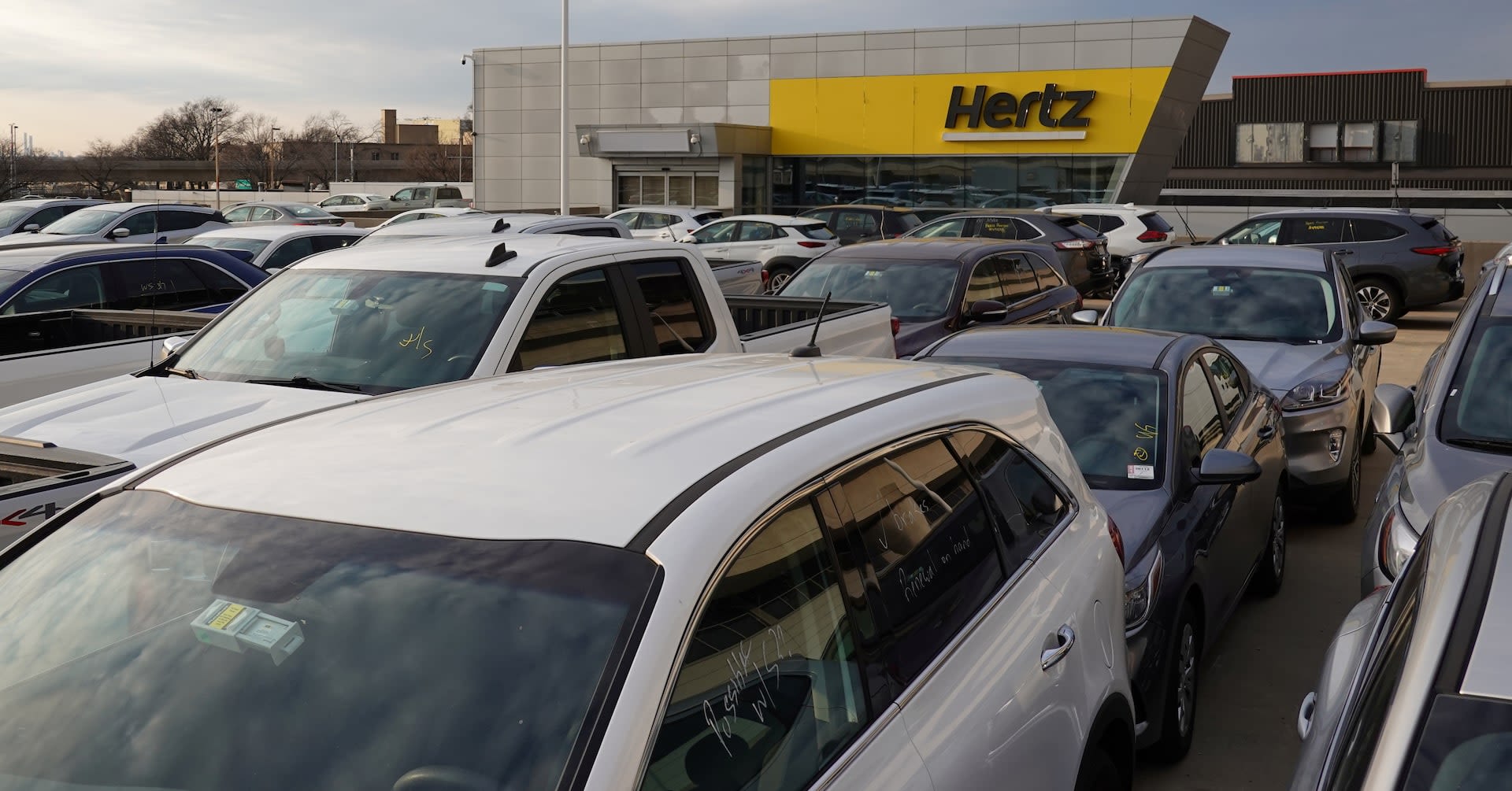 Hertz Global eyes worst day on record as EV rental business falters