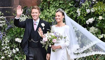 Royals, a Tiara and a Bit of Wind! See the Best Photos of the Duke and Duchess of Westminster's Wedding