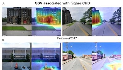 Google Street View reveals how built environment correlates with risk of cardiovascular disease
