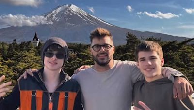 Ricky Martin and his sons share stunning photos from Mount Fuji