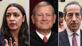 Alexandria Ocasio-Cortez and Jamie Raskin seeking answers from Chief Justice John Roberts over Supreme Court ethics