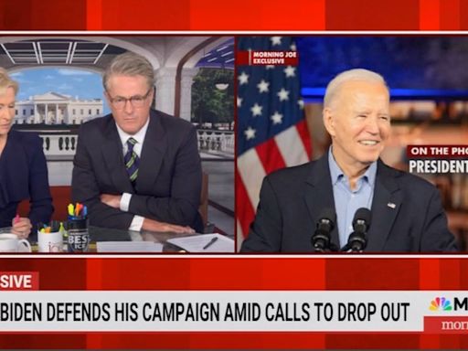 Biden, 81, dials into TV show to defend himself