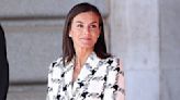 Queen Letizia of Spain Updates Power Dressing With Houndstooth Blazer for Royal Palace Event