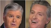Newsom fires back as Hannity makes him watch video of Biden gaffes mid-interview