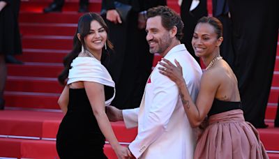 Selena Gomez and Zoe Saldana emotional after standing ovation at Cannes