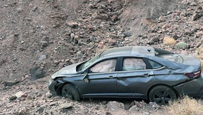 California man dies of heat exposure after crashing car off embankment in Death Valley National Park