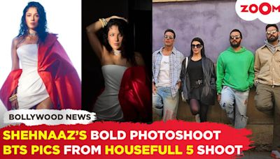 Shehnaaz Gill's sizzling photoshoot | Fun BTS pics of Housefull 5 ft. Akshay Kumar, Abhishek Bachchan