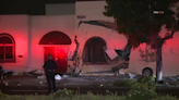 South LA church damaged after car crashes into building