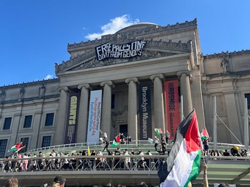 Pro-Gaza Protestors Stage Action at Brooklyn Museum, Calling for Divestment from Israel