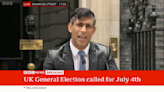 Rishi Sunak’s Election Speech Drowned Out By Pouring British Rain & Protester Blasting D:Ream’s ‘Things Can Only...