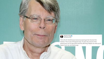 Stephen King posts his 'The Life of Chuck' review on X