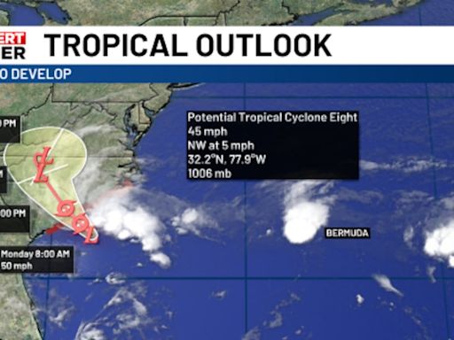 Tropical Storm Helene on the Brink of Development - Carolinas Bracing