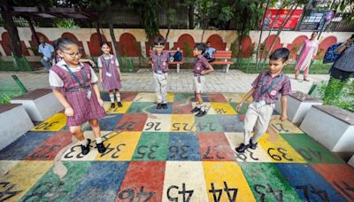 Delhi students transform dangerous roads outside schools to fun havens