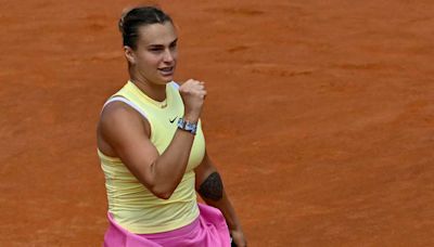 Aryna Sabalenka se instala en semifinales del WTA 1000 de Roma